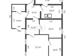 Продается Дом Ленинградская 5-я ул, 38.9  м², участок 5.2 сот., 2500000 рублей