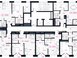 Продается 2-комнатная квартира ЖК Пушкина 77 (Pushkina 77), 72.19 м², 15580000 рублей