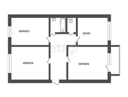 Продается 3-комнатная квартира Герцена ул, 68 м², 7150000 рублей