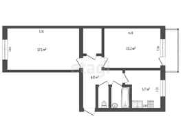 Продается 2-комнатная квартира Барнаульская 2-я ул, 47.8 м², 4000000 рублей