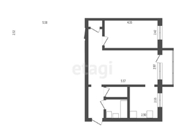Продается 2-комнатная квартира 20-го партсъезда, 41 м², 3700000 рублей