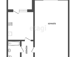 Продается 1-комнатная квартира Гуртьева ул, 27.5 м², 3090000 рублей
