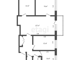 Продается 4-комнатная квартира 14-й военный городок, 60.3  м², 5580000 рублей