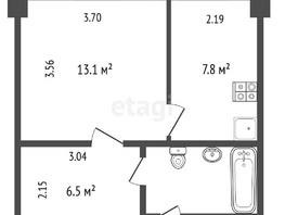 Продается 1-комнатная квартира Мира пр-кт, 32.5  м², 3700000 рублей