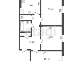 Продается 3-комнатная квартира Карла Маркса пр-кт, 64  м², 6500000 рублей