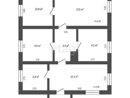 Продается Дом Молодежная ул, 53.5 м², участок 1148 сот., 800000 рублей
