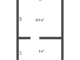 Продается 1-комнатная квартира Дианова ул, 34.3  м², 3200000 рублей