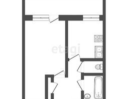 Продается 1-комнатная квартира Дмитриева ул, 35.4 м², 4350000 рублей