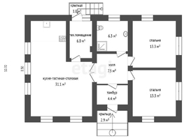 Продается Дом Магистральный пер, 91  м², участок 5 сот., 6300000 рублей