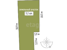Продается Участок ИЖС 50 лет Профсоюзов ул, 3.16  сот., 2000000 рублей