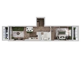 Продается 1-комнатная квартира ЖК Клубный дом на Пушкина, 52.26  м², 12621000 рублей