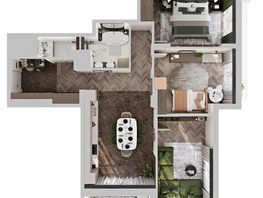 Продается 3-комнатная квартира ЖК Клубный дом на Пушкина, 93.03  м², 23258000 рублей