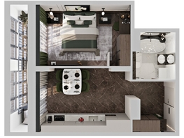 Продается 1-комнатная квартира ЖК Клубный дом на Пушкина, 42.26  м&sup2;, 9220000 рублей