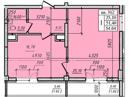 Продается 1-комнатная квартира  Дом на 6-й Линии, 54.64  м&sup2;, 7649600 рублей