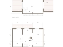 Продается 2-комнатная квартира ЖК Кварталы Драверта, дом 4, 123.08  м&sup2;, 17540000 рублей