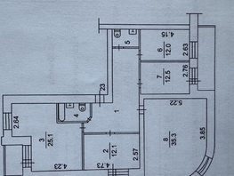 Продается 4-комнатная квартира Водяная ул, 125 м², 15890000 рублей
