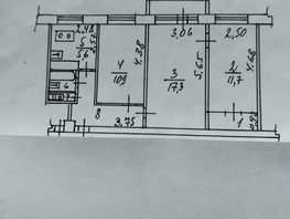 Продается 3-комнатная квартира Енисейская ул, 57.3  м², 5400000 рублей