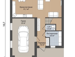 Продается Дом Экопарк «Перспектива», 155  м², участок 8 сот., 10500000 рублей