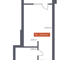 Продается Студия ЖК Ломоносов, 28.15  м², 7319000 рублей
