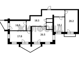 Продается 4-комнатная квартира Красноармейская ул, 142  м², 15620000 рублей